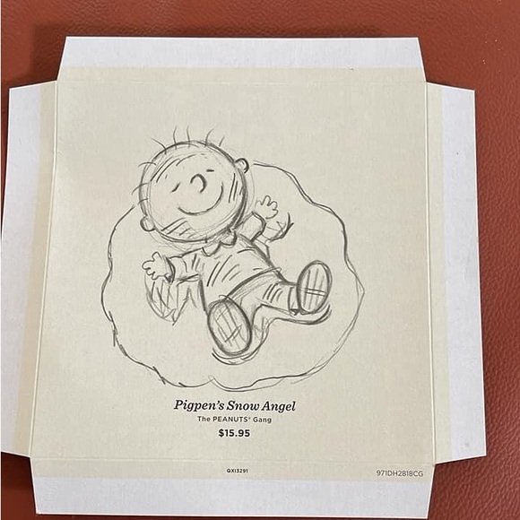 Peanuts 2016 Hallmark Display cardboard from ornament premiere/debut displays. - Picture 3 of 8